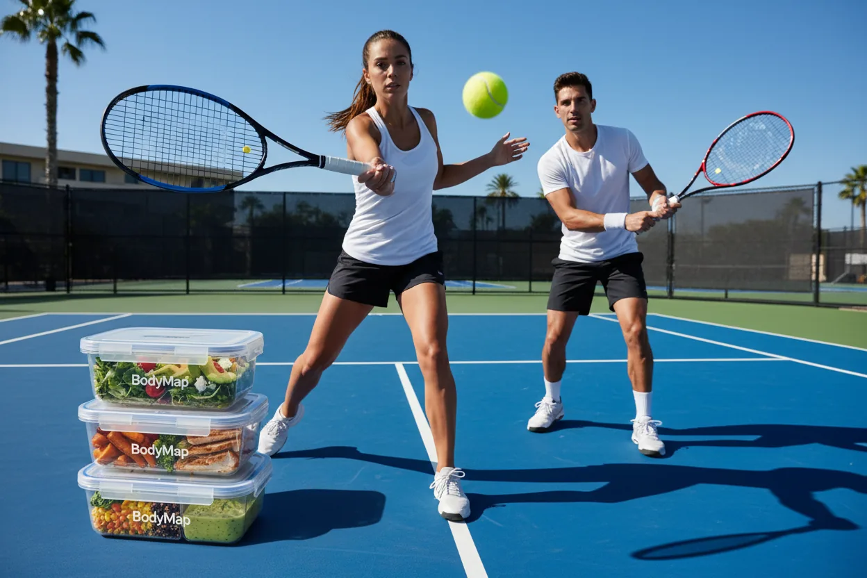 Tennis with BodyMap food
